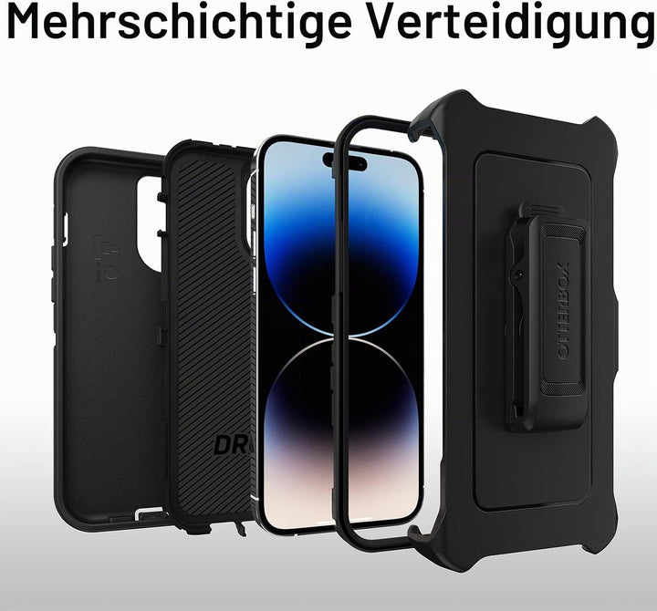 OtterBox Defender Hülle für iPhone 14 Pro Max, stossfest, sturzsicher, ultra-robust, schützende Hüll