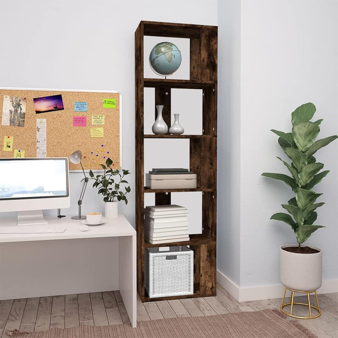 Tidyard Bücherregal, mit 5 Ebenen, Raumteiler, Standregal, Aufbewahrungsregal, für Wohnzimmer, Büro,