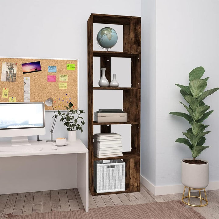 Tidyard Bücherregal, mit 5 Ebenen, Raumteiler, Standregal, Aufbewahrungsregal, für Wohnzimmer, Büro,