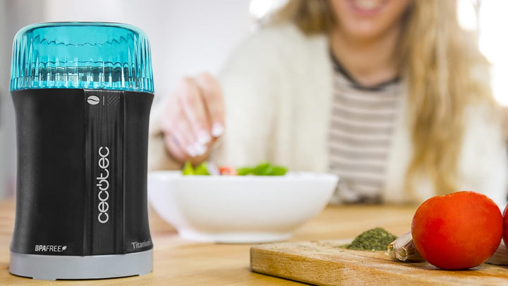 Cecotec TitanMill Elektrische Mühle 200 W Für Kaffeebohnen Gewürze Getreide Mühle Impulstaste Extra