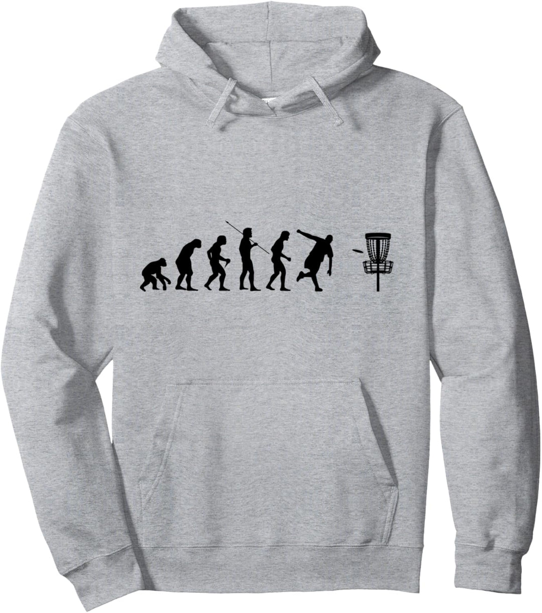 Disc Golf Discgolfer Evolution Discgolf Spieler Frisbee Pullover Hoodie