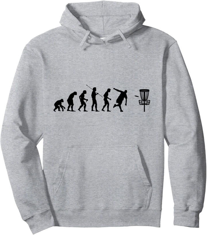 Disc Golf Discgolfer Evolution Discgolf Spieler Frisbee Pullover Hoodie