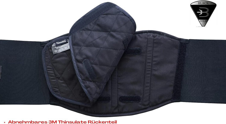 BLACKWILD Nierengurt Motorrad | 3M Thinsulate Warme Nierengurt Motorrad Herren und Damen für kaltes