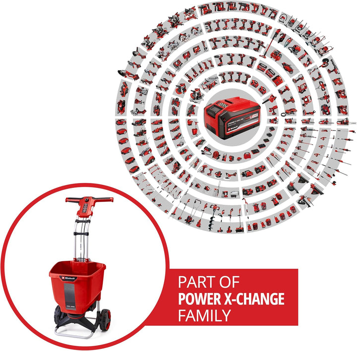 Einhell Akku-Streuwagen GE-SR 18/22 Li-Solo Power X-Change (18 V, 22 L, max. 6 m Streubreite, 6-stuf