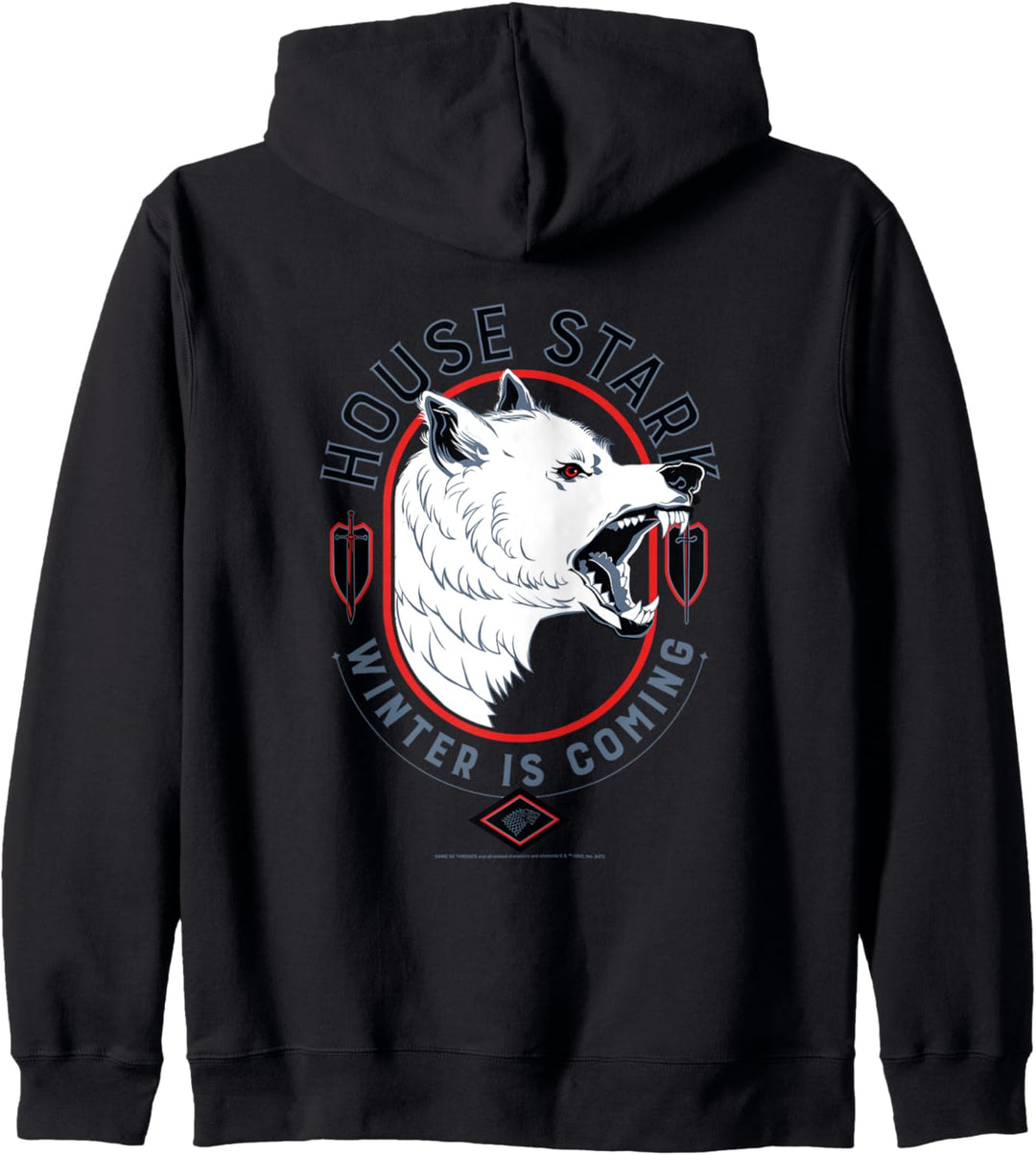 Game of Thrones House Stark Winter is Coming Kapuzenjacke