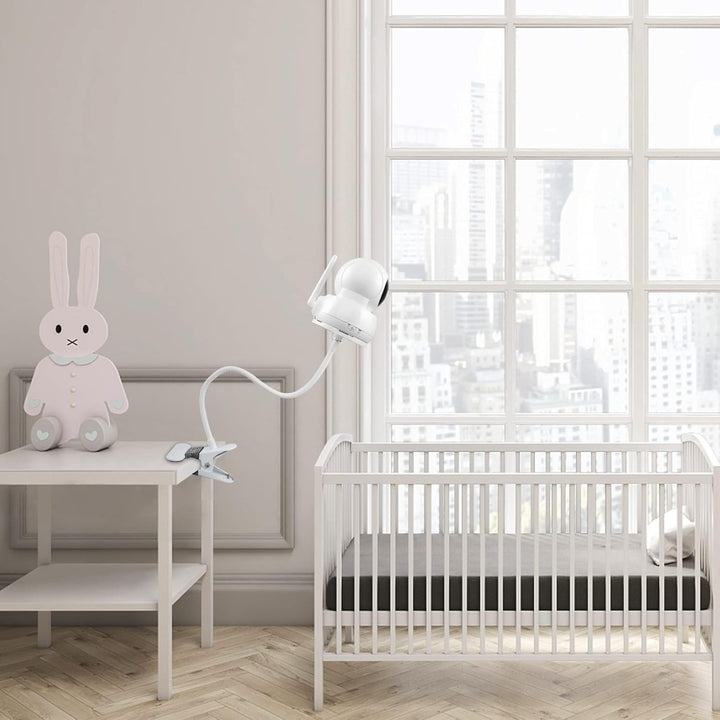 HOLACA Flexible Clip-Halterung kompatibel mit VTech VM923/924Babyphone ohne Werkzeug oder Wandbeschä