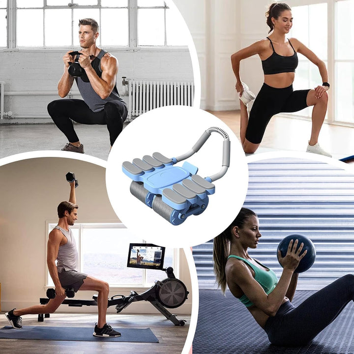 AB Rad Roller, ABS Roller, Fitnessgeräte AB -Trainer mit Ellbogenunterstützung, Bauchübungsausrüstun