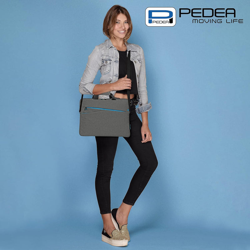 Pedea - Laptoptasche *Fashion* Notebook-Tasche bis 17,3 Zoll - Laptop Umhängetasche mit Schultergurt