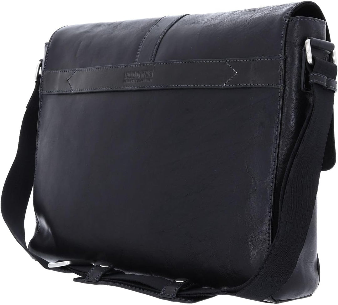 Leonhard Heyden Bergamo Messenger Bag L Black