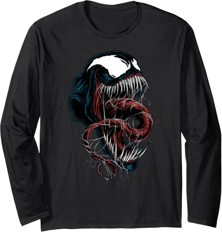 Marvel Spider-Man Venom Close-Up C1 Langarmshirt