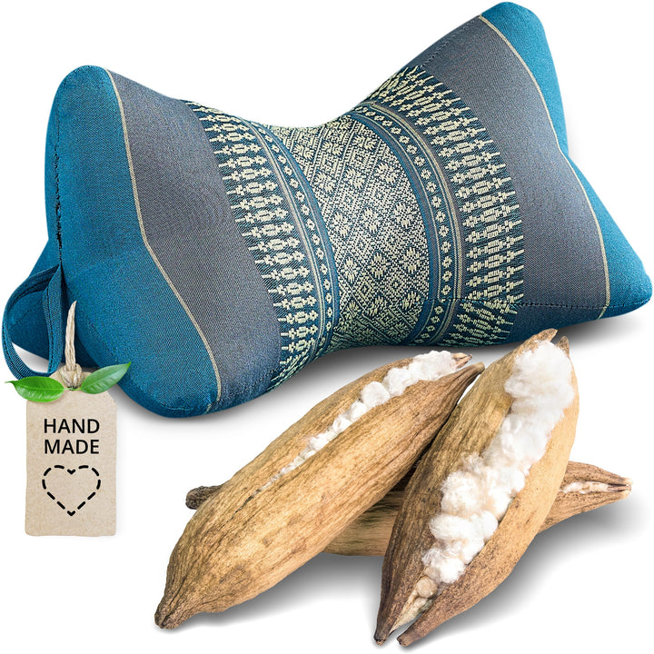 livasia Nackenstützkissen Knochenkissen - Ø 15x32cm - Nackenkissen Knochenform, Sofakissen, Lesekiss