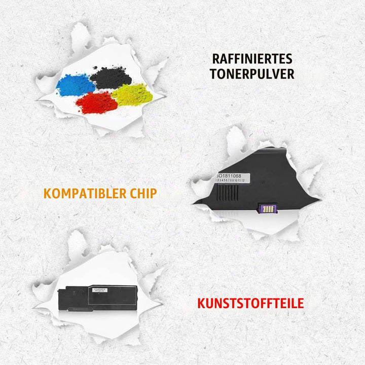 GREENPRINT 4 Farben Kompatible Tonerkartuschen für XEROX VersaLink C400 C400n C400dn C405 C405n C405