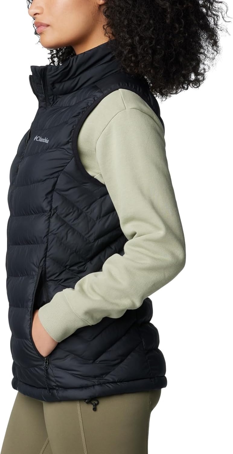 Columbia Powder Lite Vest, Steppweste für Damen, Schwarz