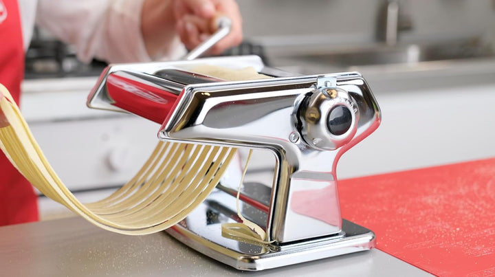 Imperia Titania. Nudelmaschine. 100% Made in Italy. Frische Nudelmaschine aus Stahl. Manueller Quers