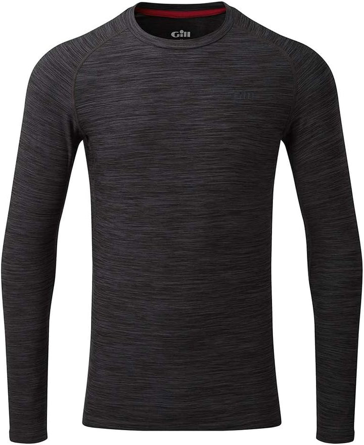 Gill Mens Crew Neck Basisschicht für das Segeln und Skifahren - Esche - Leichte thermische Materiali