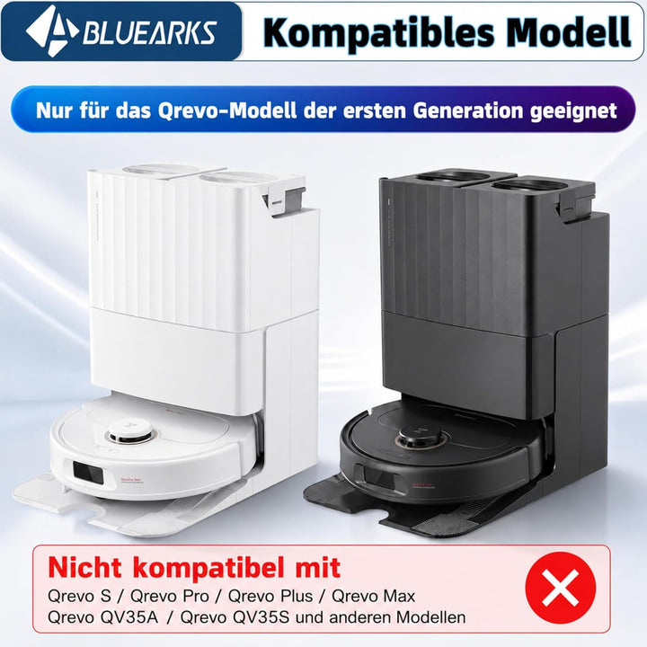 23 Stück Kompatible mit Roborock Qrevo Zubehörset Saugroboter【Not for Q Revo S/Pro/Maxv】,1 Hauptbürs