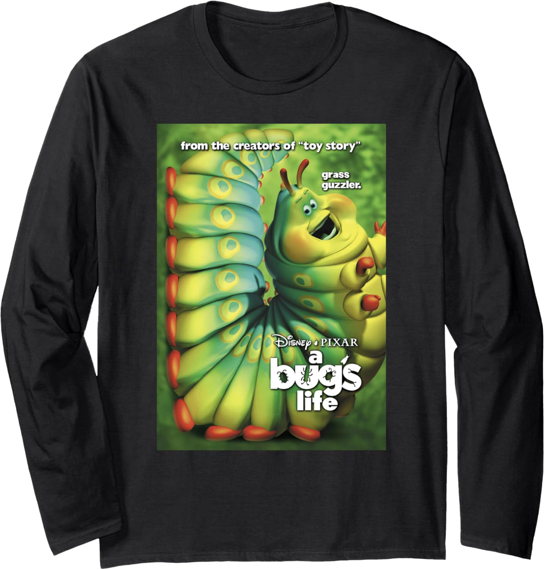 Disney Pixar A Bug's Life Heimlich Grass Guzzler Poster Langarmshirt