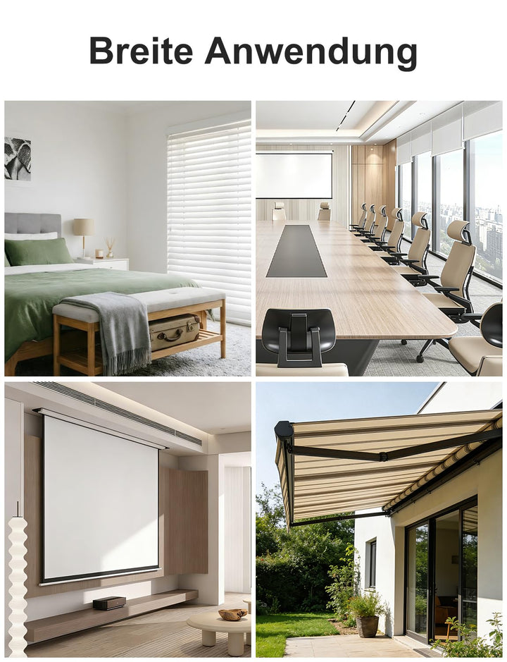 [Schaltbares LED] Smart Rolladen Zeitschaltuhr, Maxcio Wlan Jalousien Vorhang Schalter, Kompatibel m