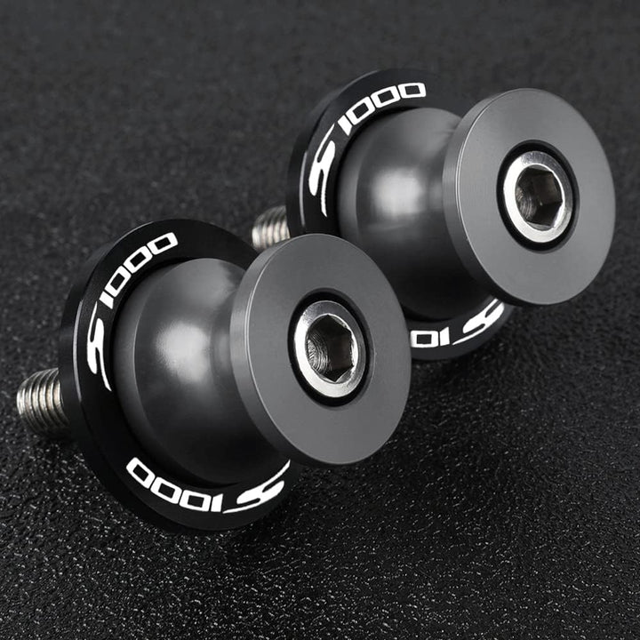 2pcs Montageständer Racingadapter M8*1,5 Bobbins CNC Ständeraufnahme Für S1000R S1000RR S1000XR S100