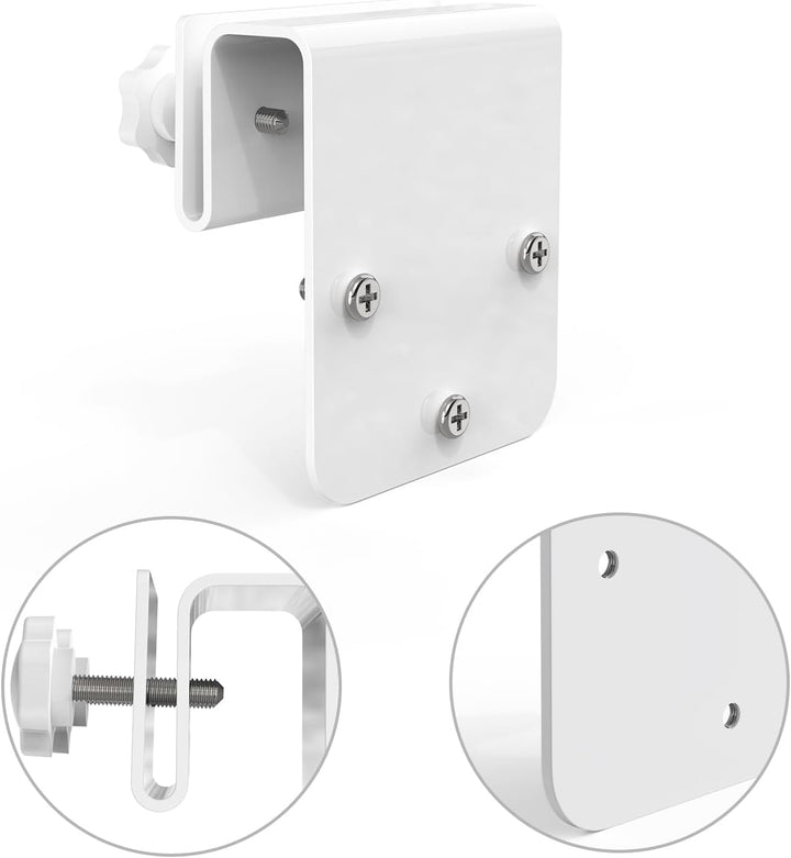 Kamera Halterung für eufy Security SoloCam S340/SoloCam E30, Verstellbarer Wetterfeste Dachrinnenhal