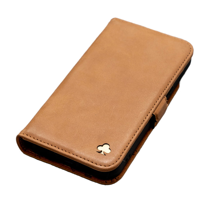 Porter Riley - Lederhülle für Samsung Galaxy A53. Premium Echtleder Standhülle/Cover/Brieftasche (He