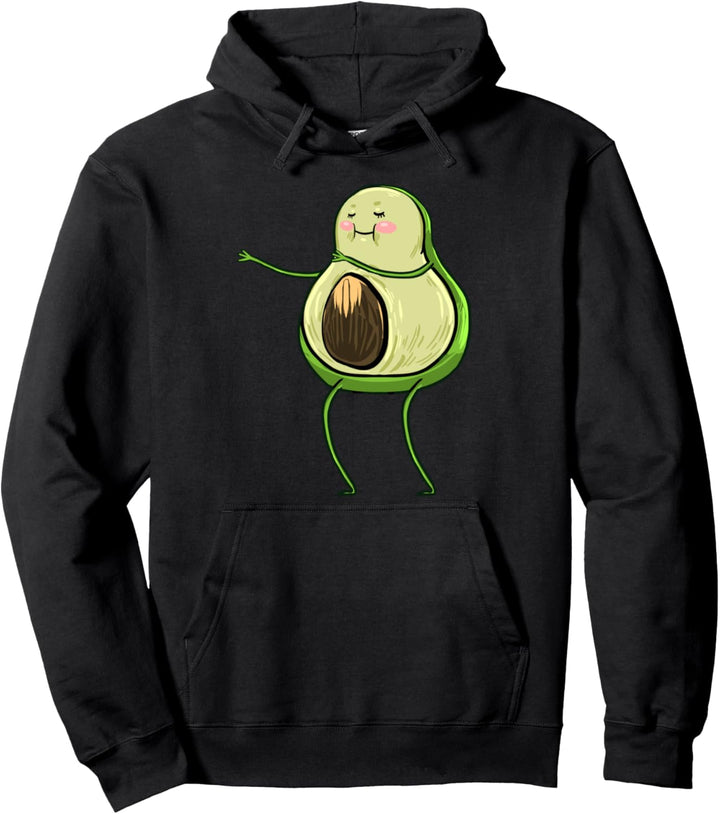 Left Avocado Hug Funny Fruit Matching Best Friend Gift Pullover Hoodie