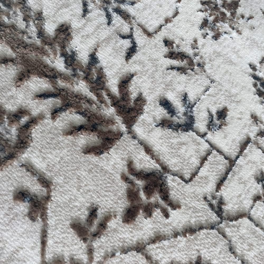 Teppich-Traum Orientteppich mit Pflanzen Verzierungen & Ornamenten in Creme Grösse 200 x 290 cm 200