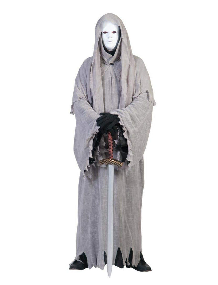 Kostüm Geist Erwachsene Einheitsgrösse / Geisterkostüm Grau Horror Halloween Karneval Fasching Pierr