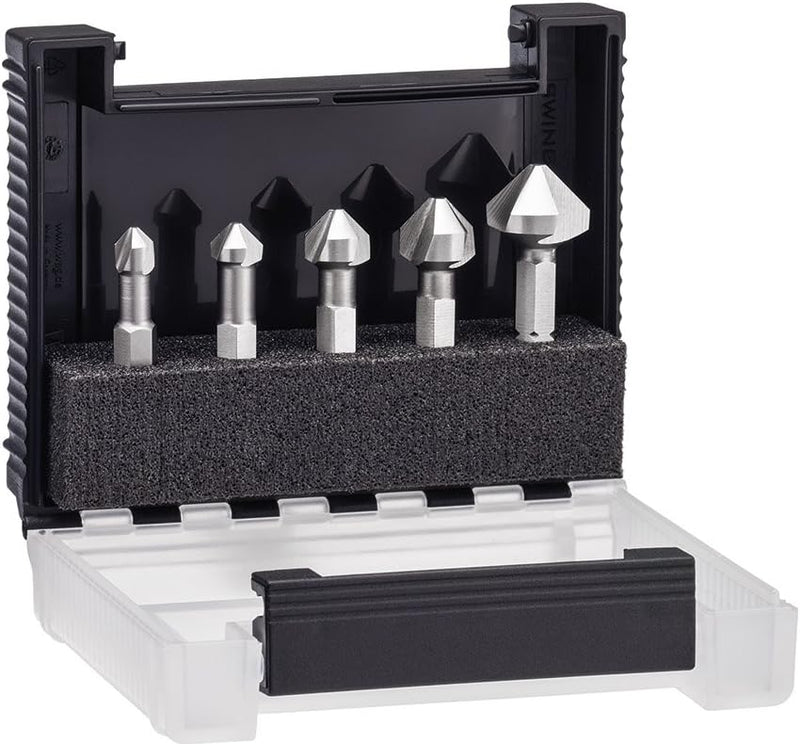 Wiha Kegelsenker-Bit Set 5-tlg. 1/4" (28027)