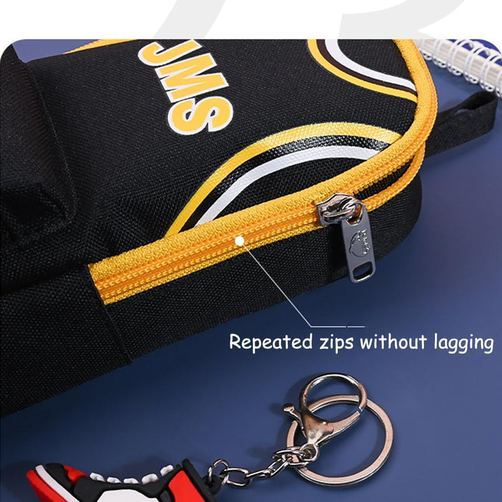 Basketball Player Federmäppchen Grosse Kapazität,Basketball Star Bunte 23 Trikot Federtasche, Grosse