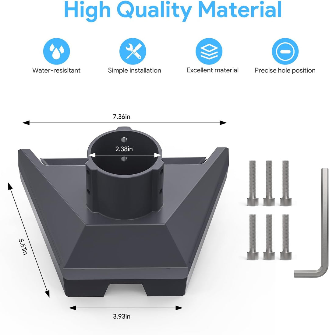 Starlink Gen 3 Pipe Adapter, robuste Aluminium Starlink Masthalterung, kompatibel mit STARLINK Stand