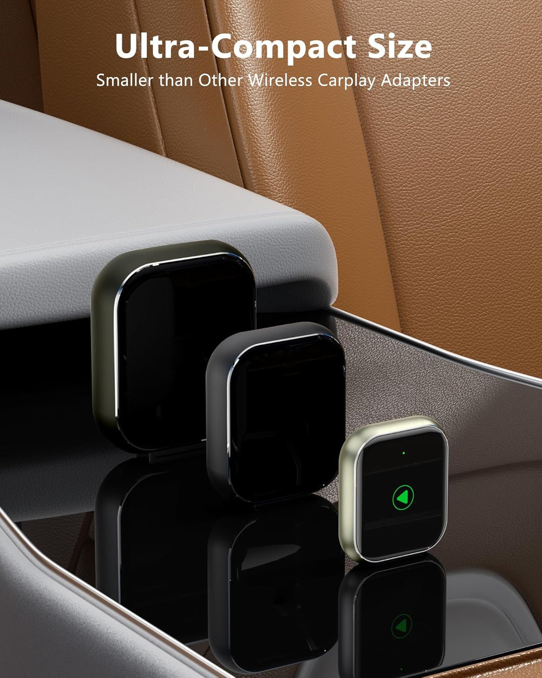 Mini Wireless CarPlay Geräte mit Auto GPS Navigation – Musikwiedergabe und Telefonieren, Umrüstung v