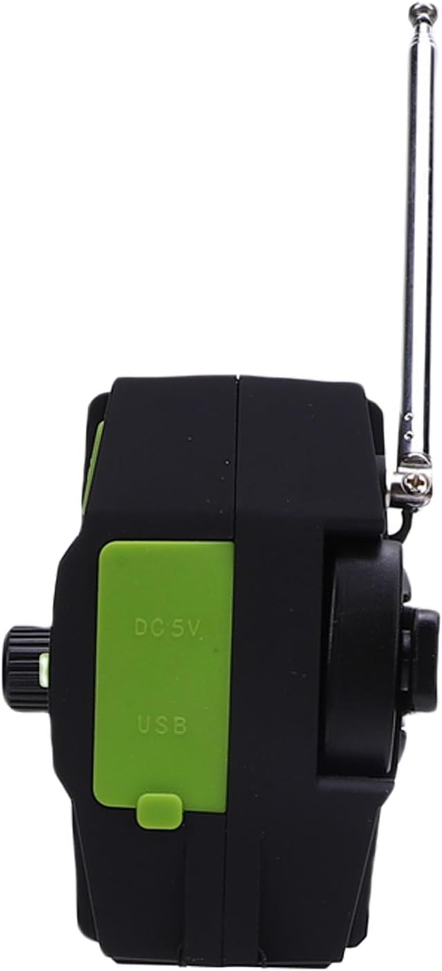 Notfallradio FM AM 4000mAh Hand Crank Solar Tragbares Radio mit LED -Taschenlampen -Motion -Sensor L
