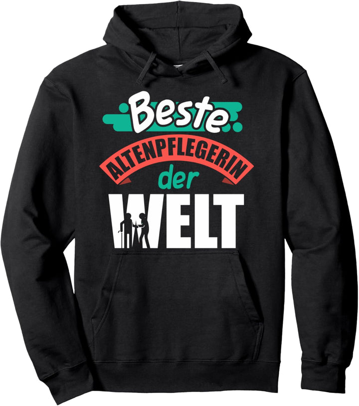 Berufskleidung Kasack Pflege Frauen Beste Altenpflegerin Pullover Hoodie
