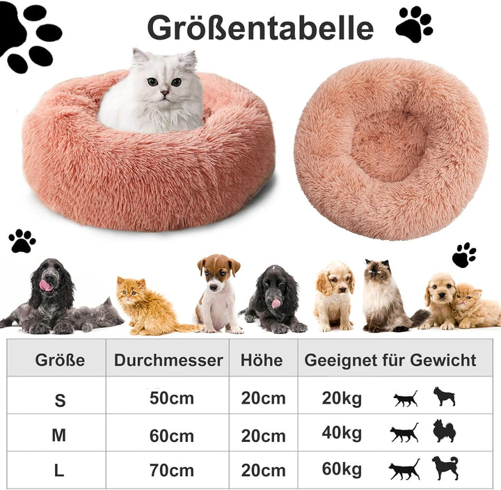 CALIYO Katzenbett Flauschig, Hundebett Kleine Hunde, Katzenkissen Hundekissen Waschbar, Trocknergeei