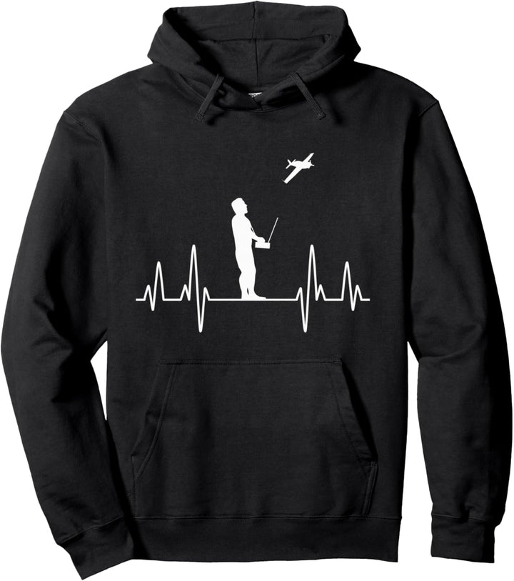 RC Modellflugzeug Heartbeat Modelflight RC Flugzeug Pullover Hoodie