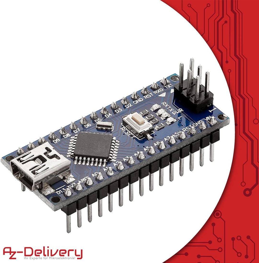 TonUINO Set (Mp3 Player, AZ-ATmega328-Board, RFID Kit und 13,56 MHz RFID Karten) kompatibel mit Ardu