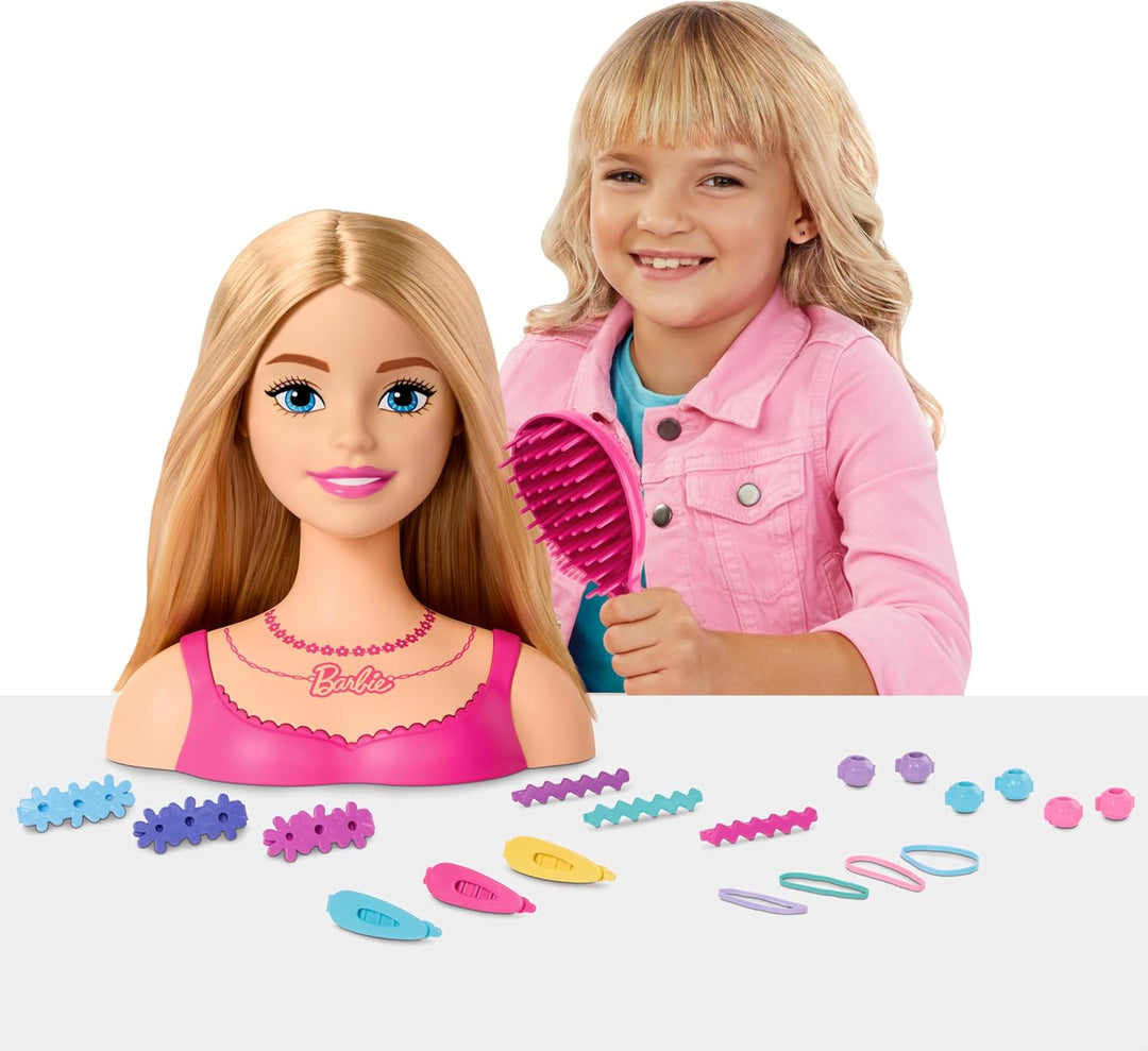 Barbie Deluxe Styling-Kopf blond HMD88 | Mattel | Frisierkopf