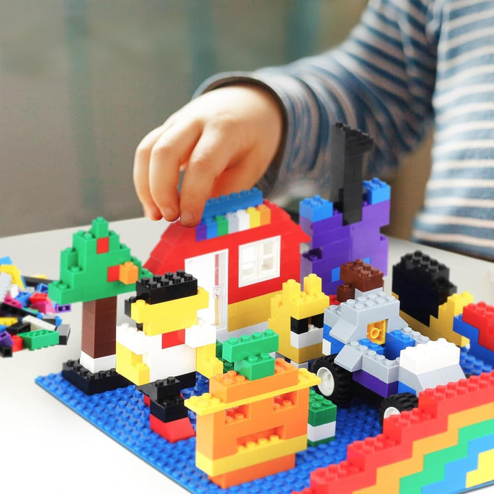 WYSWYG 1200 Teile Bausteine, 1.6 kg Steine Box, Kompatibel, Basic Building Bricks Set, Geeignet für