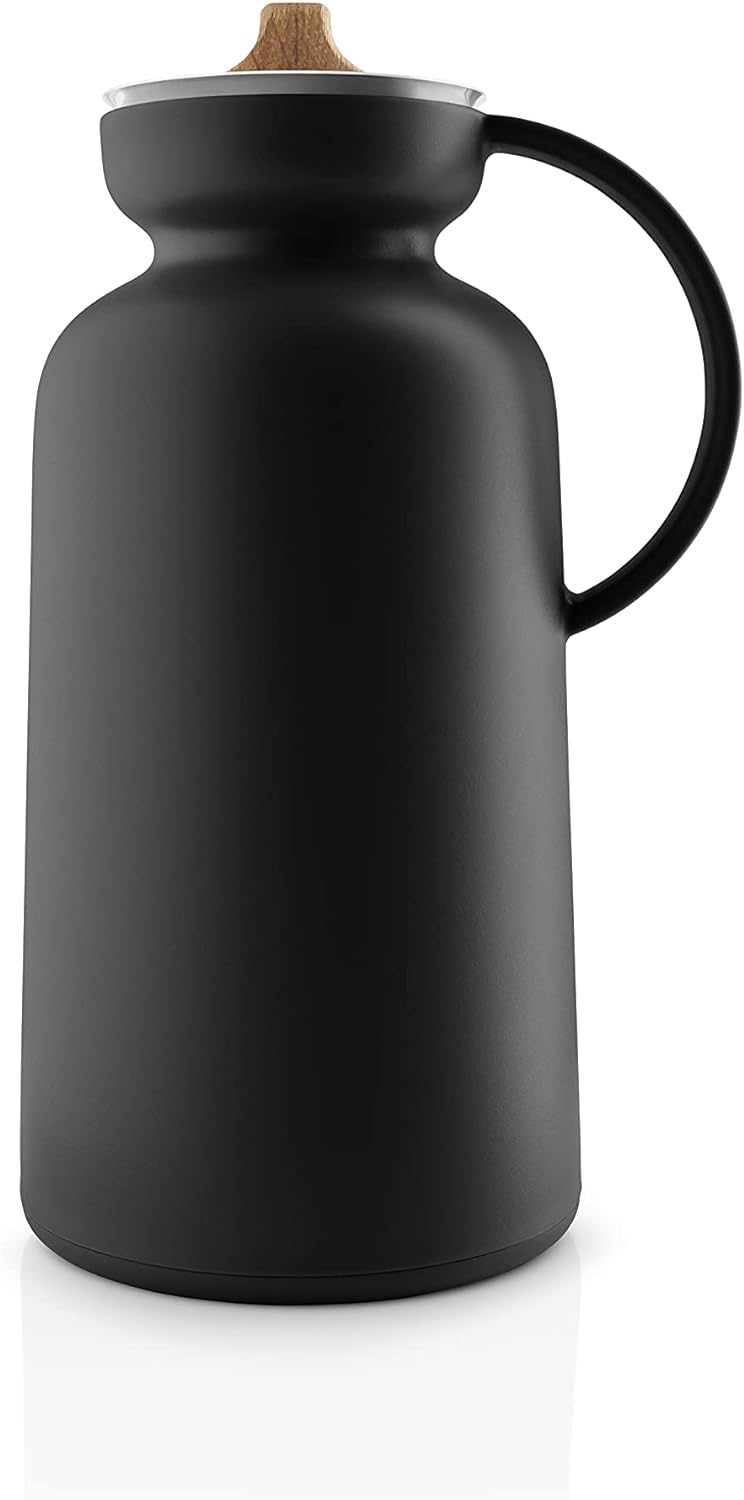 EVA SOLO | Silhou. Isolierkanne 1l black | Zu 100 % tropffreie Isolierkanne mit Stahleinsatz | Black