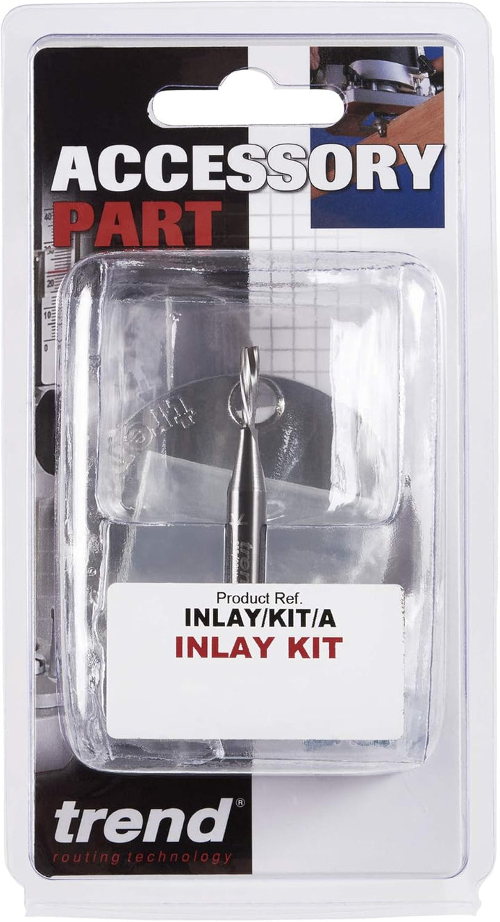Trend Hartmetall 3,2mm Abwärts-Spiral-Fräser und Buchsen-Set für Einlagevorlagen, EINLAGE/SET/A