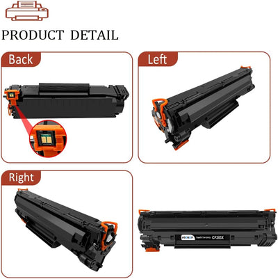 ASEKER Kompatibel 83X CF283X (83A CF283A) Tonerkartusche 2200 Seiten für HP Laserjet Pro M201 M201dw
