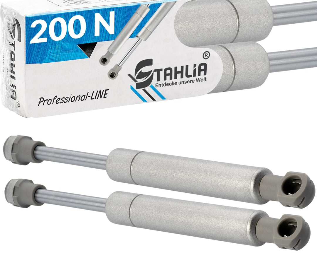 Stahlia Gasdruckfeder 200N (2 Stück) Gasdruckdämpfer Ersatz für Lift-O-Mat Kompressionsfeder Klappen