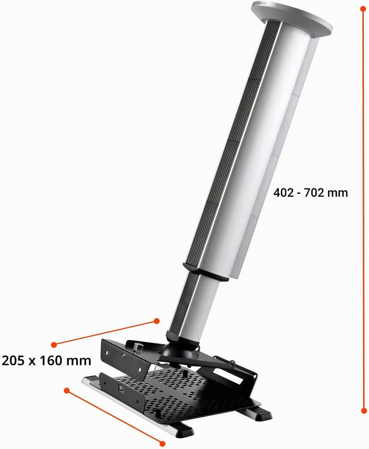 celexon Beamer-Deckenhalterung MulitCel4070 Expert - 40-70cm Deckenabstand - 360º - bis 25 kg - neig