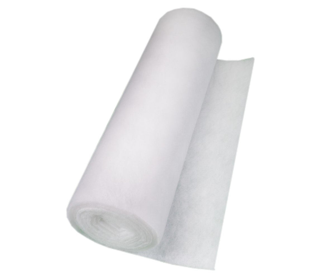 Filterrolle Weiss,Filterklasse G2, 7-10mm Stärke, Abmessung 1 x 10m, Filtermatte, Filterflies,