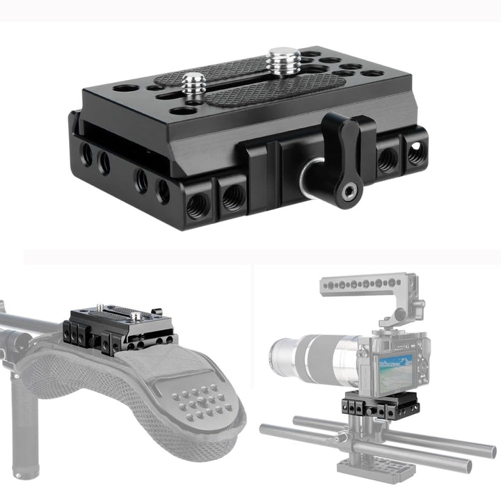 Quick Release Baseplate,NICEYRIG Kamera Schnellwechselplatte für Manfrotto 577 501 504 701 Für Stati