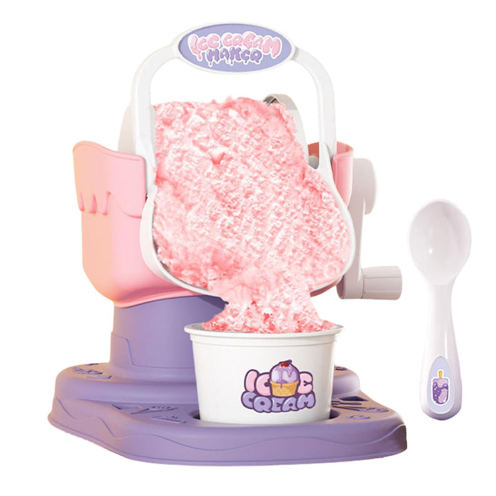 Eismaschine für Kinder, manuelle schnelle Ergebnisse, einfache Leckerli-Maschine, Eiscreme, Sorbet,