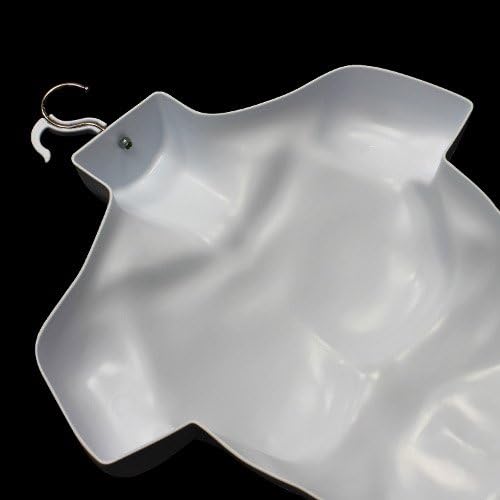 Herren-Torso, halbplastik weiss