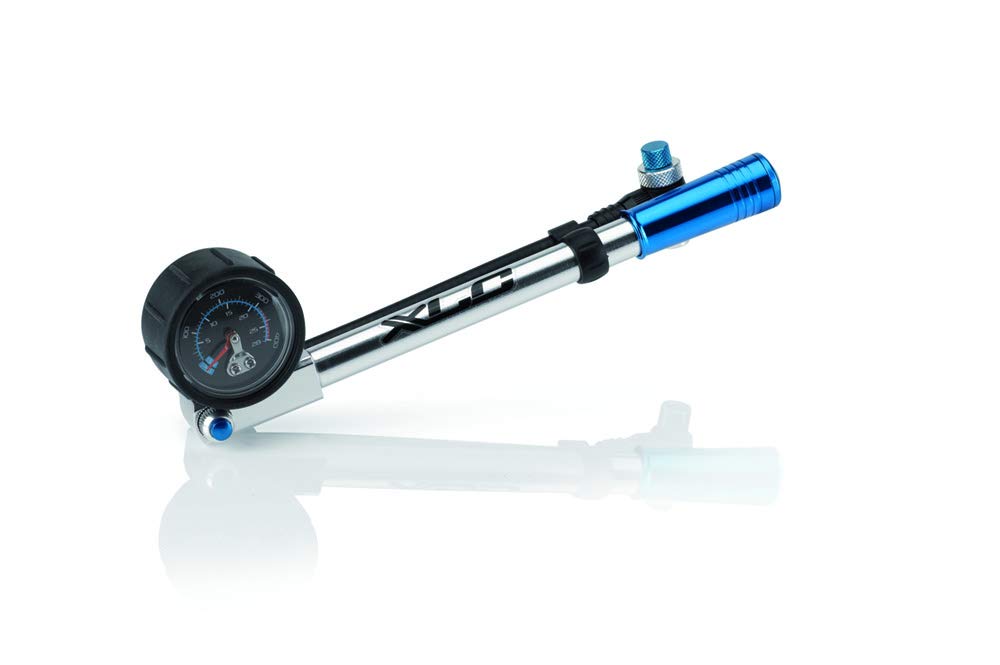 XLC PU-H03 HighAir Pro Dämpferpumpe (Präzisionsmanometer und Schlauch) Schwarz, Schwarz