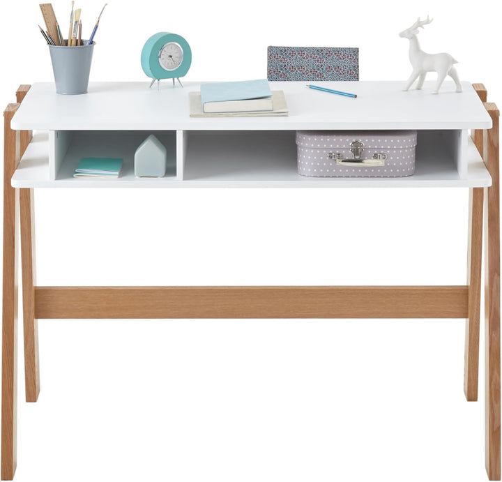 VERTBAUDETKinder Schreibtisch,Architekt Junior"weiss/naturONE SIZE